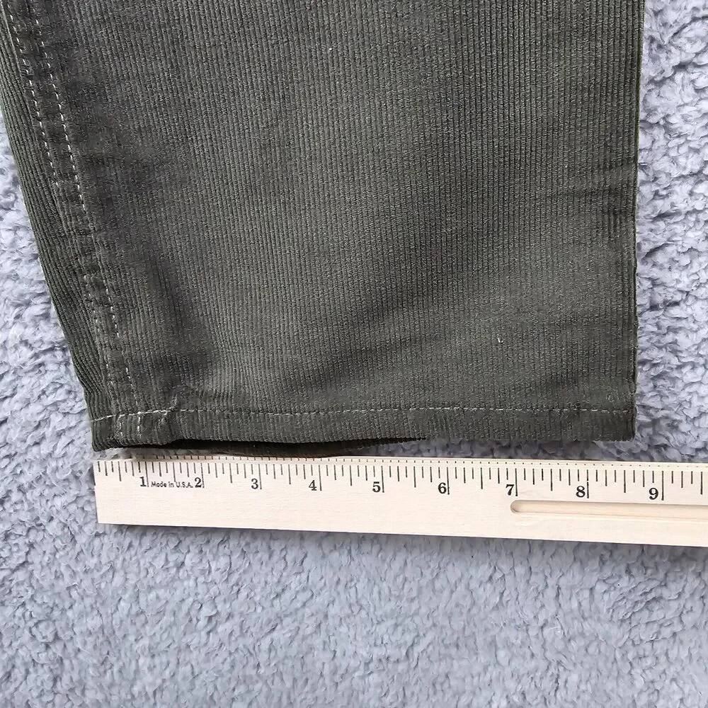 Vintage Levi's 515 Men's Green Straight Leg Jeans 90's Size 38 x 30